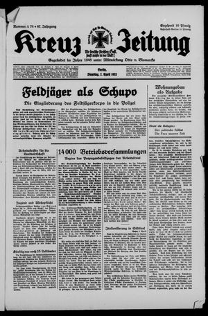 Kreuz-Zeitung vom 02.04.1935