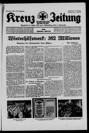 Kreuz-Zeitung vom 04.04.1935