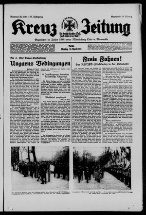 Kreuz-Zeitung vom 29.04.1935