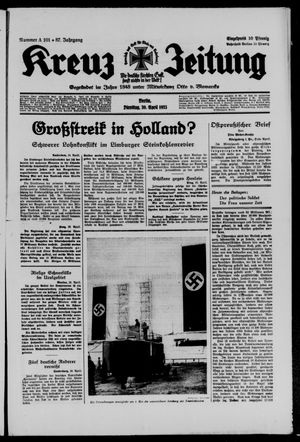 Kreuz-Zeitung vom 30.04.1935