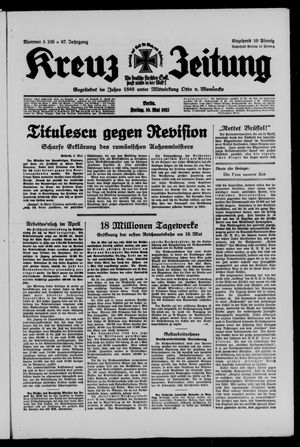 Kreuz-Zeitung vom 10.05.1935