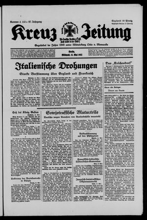 Kreuz-Zeitung vom 15.05.1935