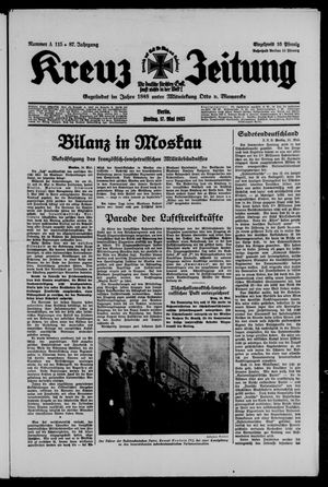 Kreuz-Zeitung on May 17, 1935