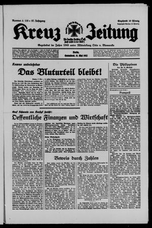 Kreuz-Zeitung vom 18.05.1935
