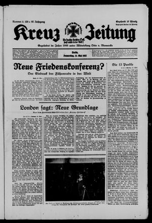Kreuz-Zeitung vom 23.05.1935