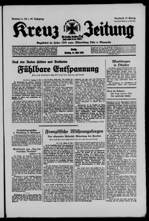 Kreuz-Zeitung vom 24.05.1935