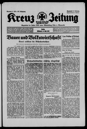 Kreuz-Zeitung vom 29.05.1935