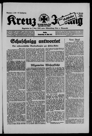 Kreuz-Zeitung vom 30.05.1935