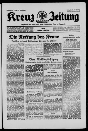 Kreuz-Zeitung vom 05.06.1935
