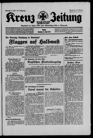 Kreuz-Zeitung vom 16.06.1935