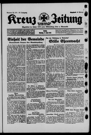 Kreuz-Zeitung vom 17.06.1935