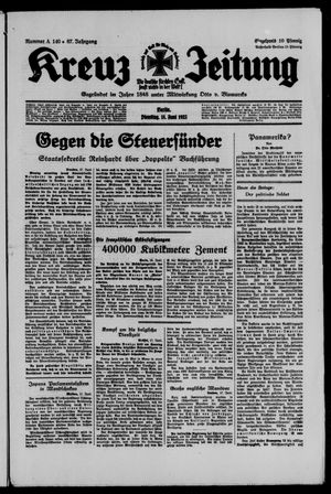 Kreuz-Zeitung vom 18.06.1935