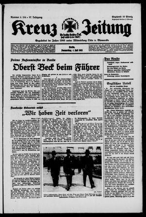 Kreuz-Zeitung vom 04.07.1935