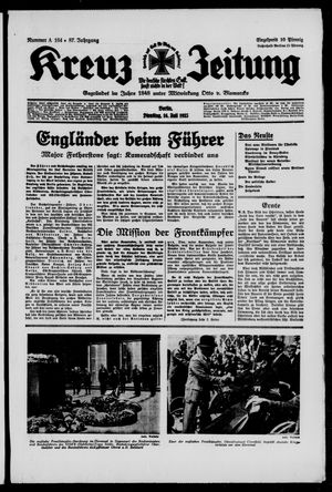 Kreuz-Zeitung vom 16.07.1935