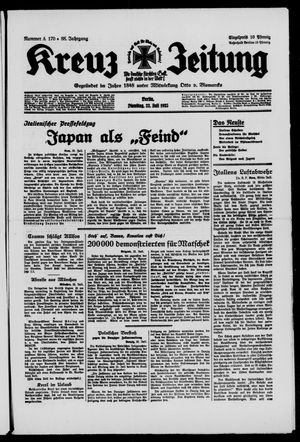Kreuz-Zeitung vom 23.07.1935