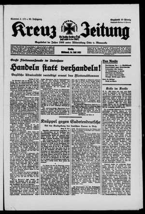 Kreuz-Zeitung vom 24.07.1935