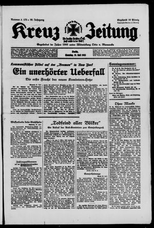 Kreuz-Zeitung on Jul 28, 1935