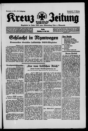 Kreuz-Zeitung vom 30.07.1935