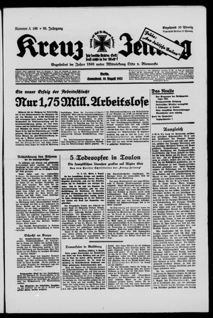 Kreuz-Zeitung on Aug 10, 1935