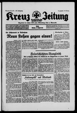 Kreuz-Zeitung vom 12.08.1935