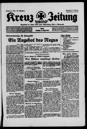Kreuz-Zeitung vom 13.08.1935