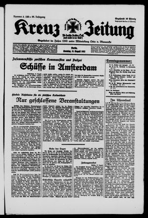 Kreuz-Zeitung vom 18.08.1935