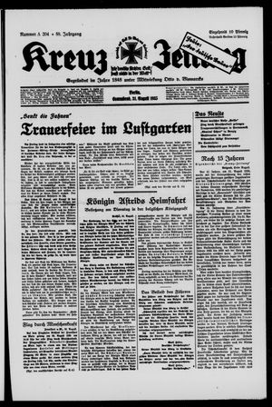 Kreuz-Zeitung vom 31.08.1935