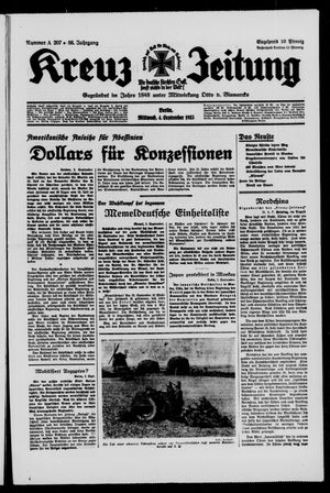 Kreuz-Zeitung vom 04.09.1935