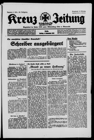 Kreuz-Zeitung vom 06.09.1935