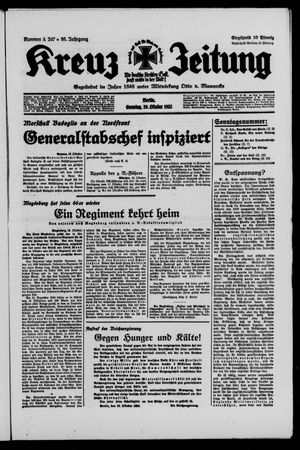 Kreuz-Zeitung vom 20.10.1935