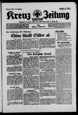 Kreuz-Zeitung on Nov 5, 1935