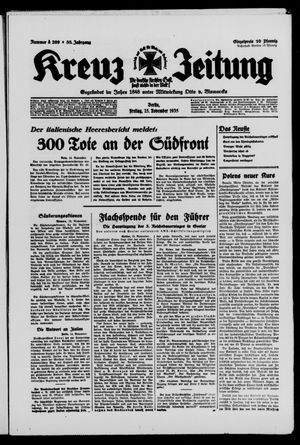 Kreuz-Zeitung on Nov 15, 1935