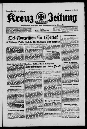 Kreuz-Zeitung vom 02.12.1935