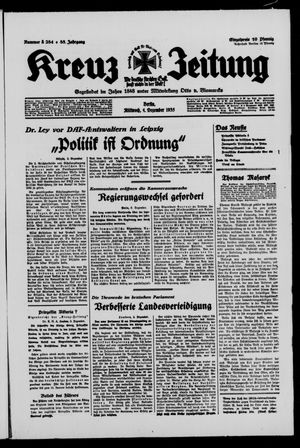 Kreuz-Zeitung vom 04.12.1935