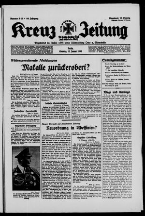 Kreuz-Zeitung on Jan 12, 1936