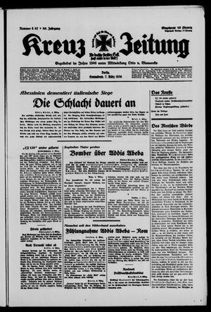 Kreuz-Zeitung vom 07.03.1936