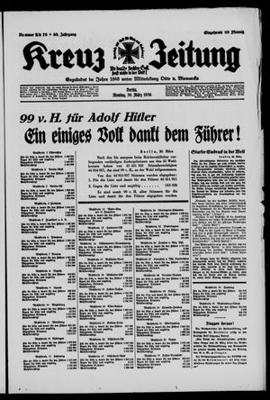Kreuz-Zeitung vom 30.03.1936