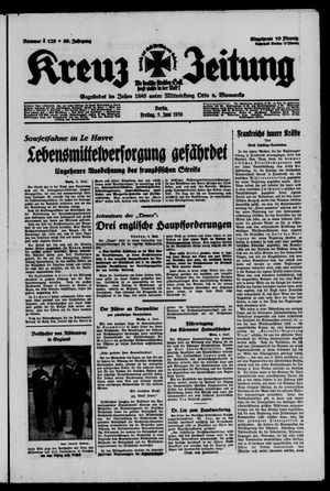 Kreuz-Zeitung vom 05.06.1936