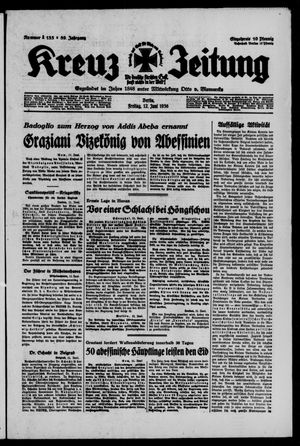Kreuz-Zeitung vom 12.06.1936