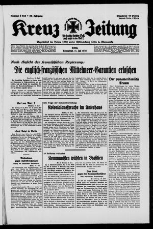 Kreuz-Zeitung vom 11.07.1936
