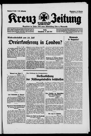 Kreuz-Zeitung vom 18.07.1936