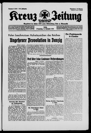 Kreuz-Zeitung vom 12.11.1936