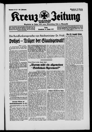 Kreuz-Zeitung vom 16.01.1937