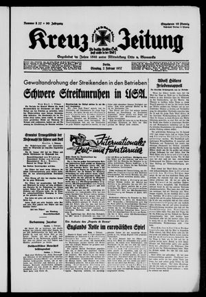 Kreuz-Zeitung vom 02.02.1937