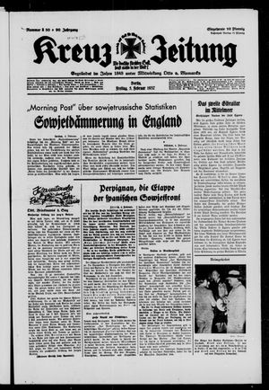 Kreuz-Zeitung vom 05.02.1937