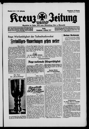 Kreuz-Zeitung vom 06.02.1937