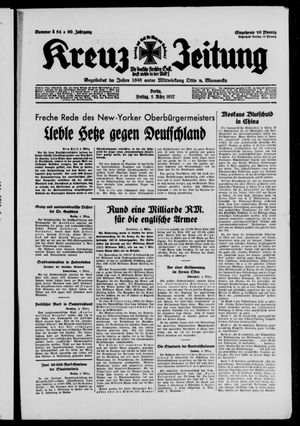 Kreuz-Zeitung vom 05.03.1937