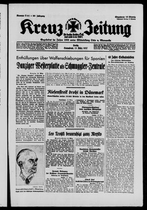 Kreuz-Zeitung vom 13.03.1937
