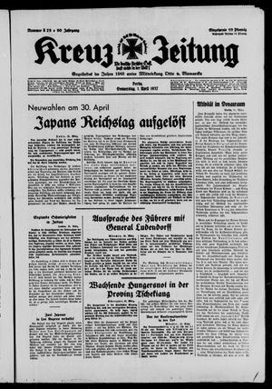 Kreuz-Zeitung vom 01.04.1937