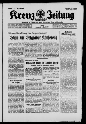 Kreuz-Zeitung vom 03.04.1937